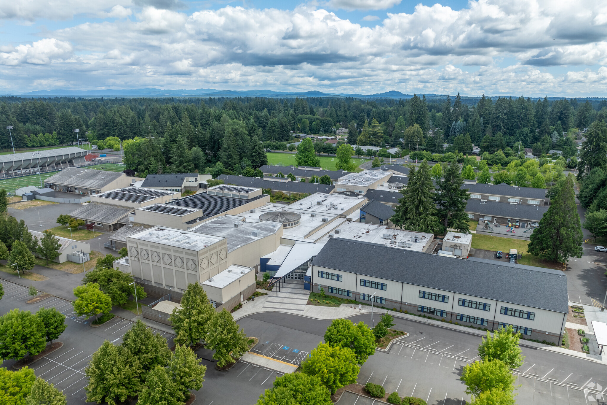 Olympia High School Aerial