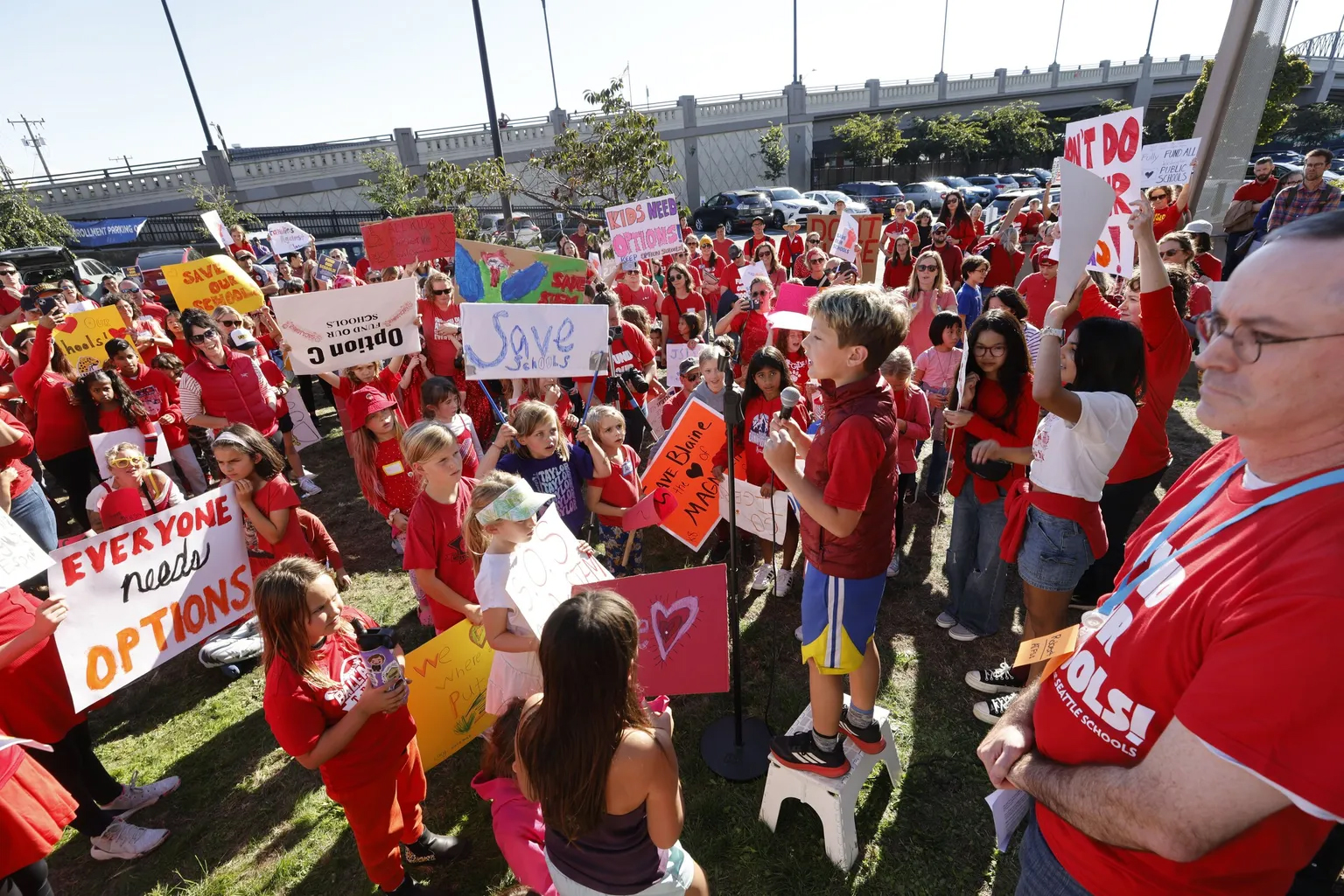 Seattle School rally