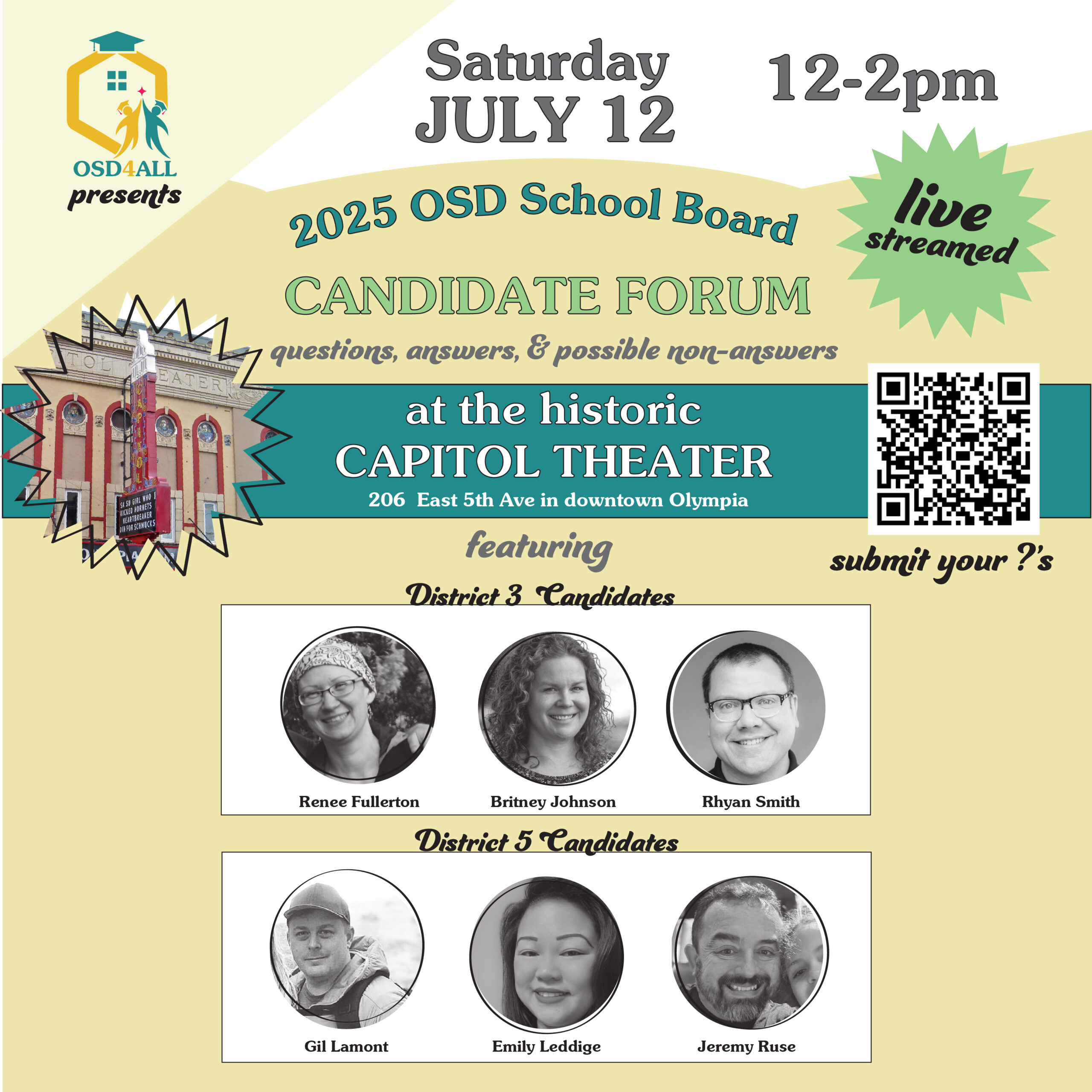 OSD Board Candidate Forum