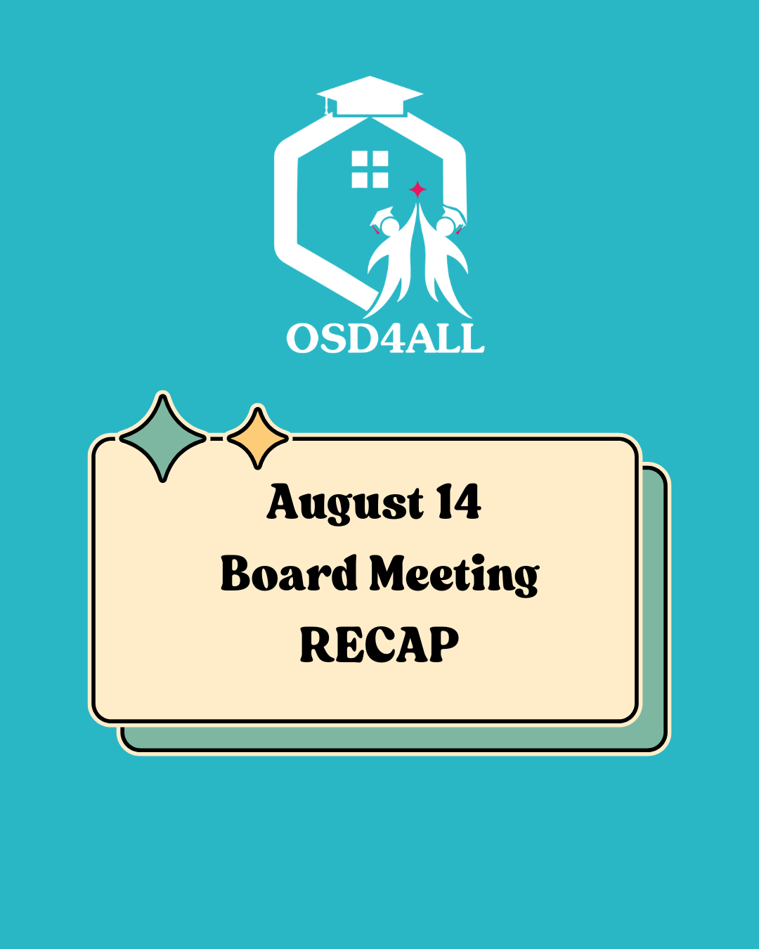 August 14 Board Meeting Recap