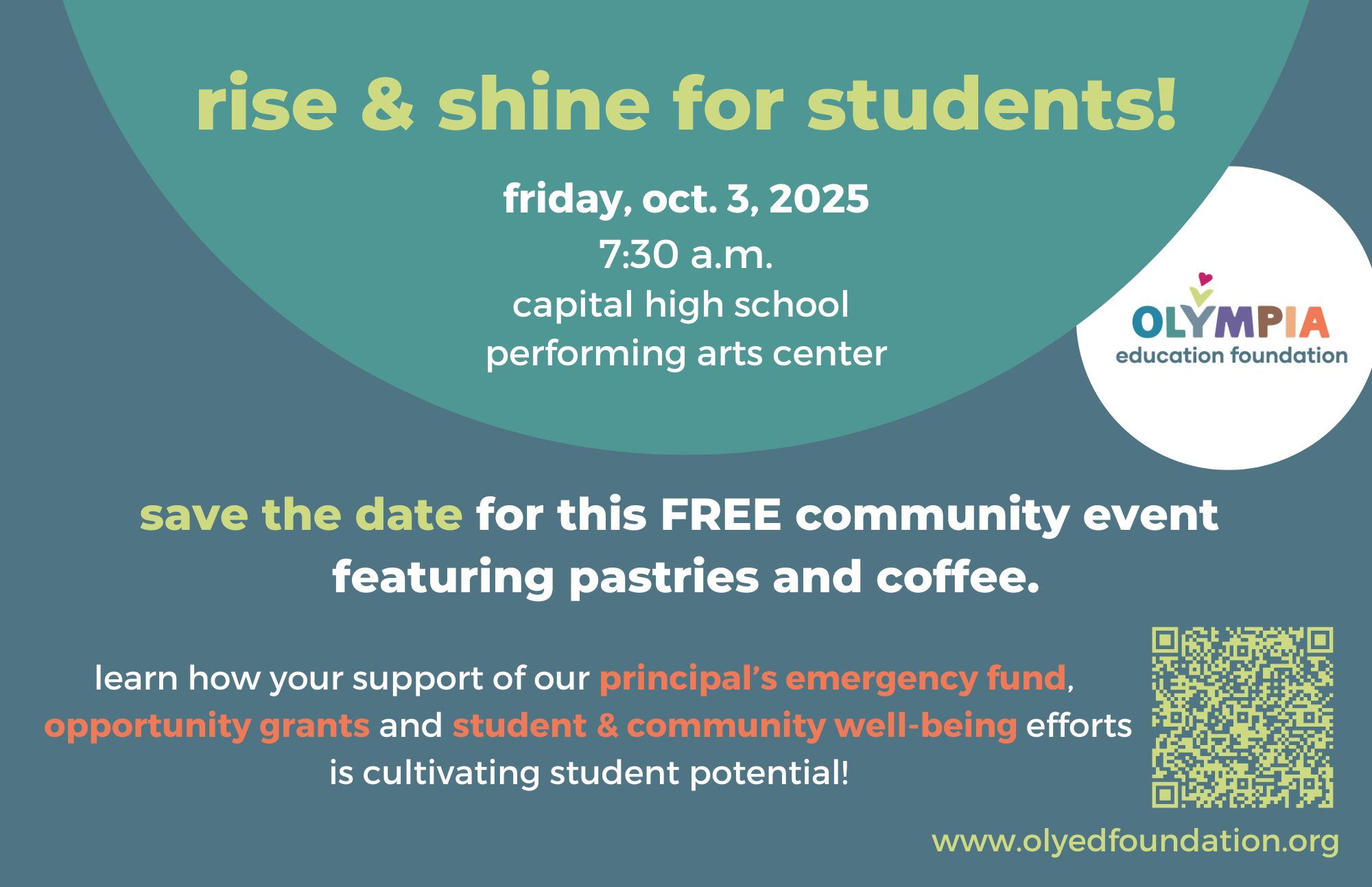 Rise & Shine for Students!