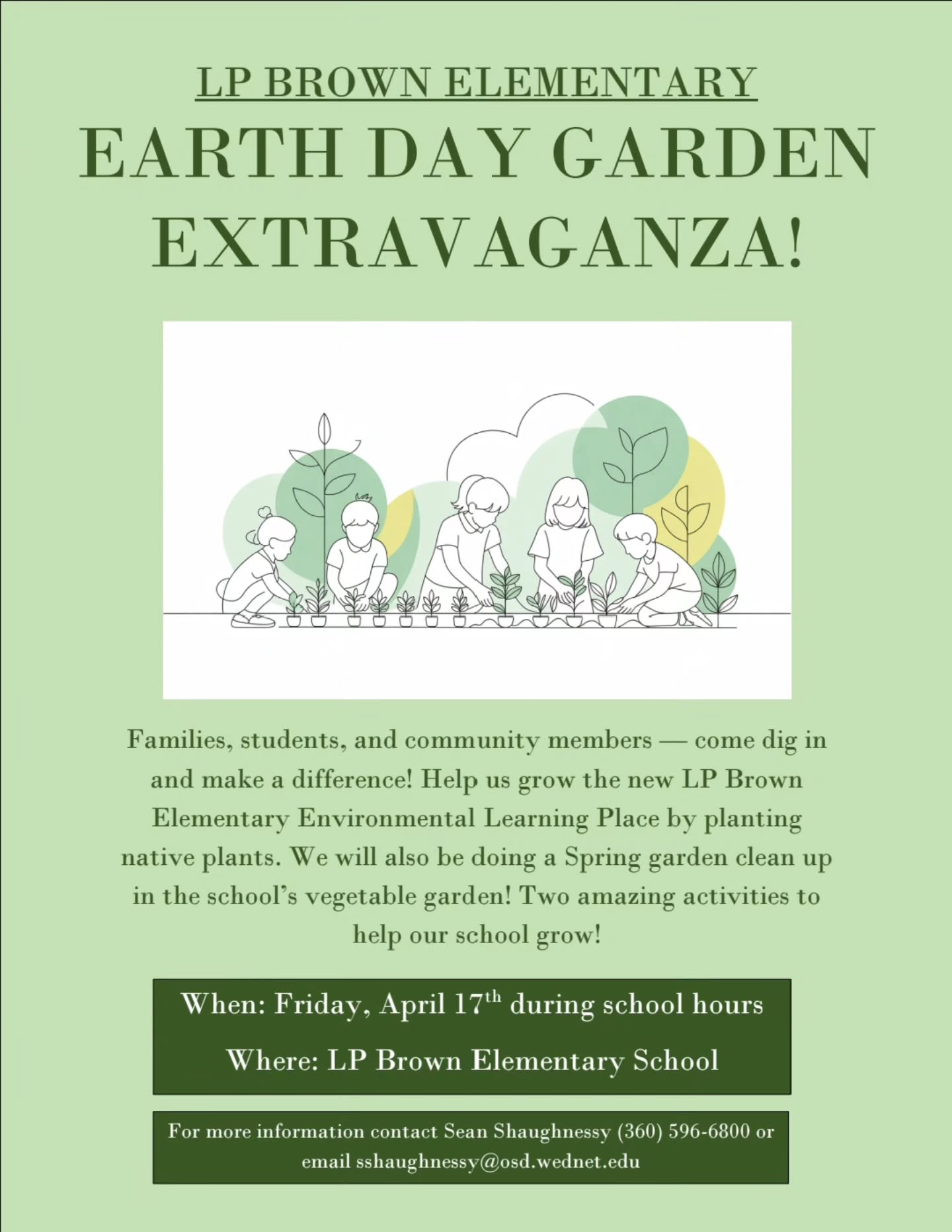 LP Brown Earth Day Extravaganza!